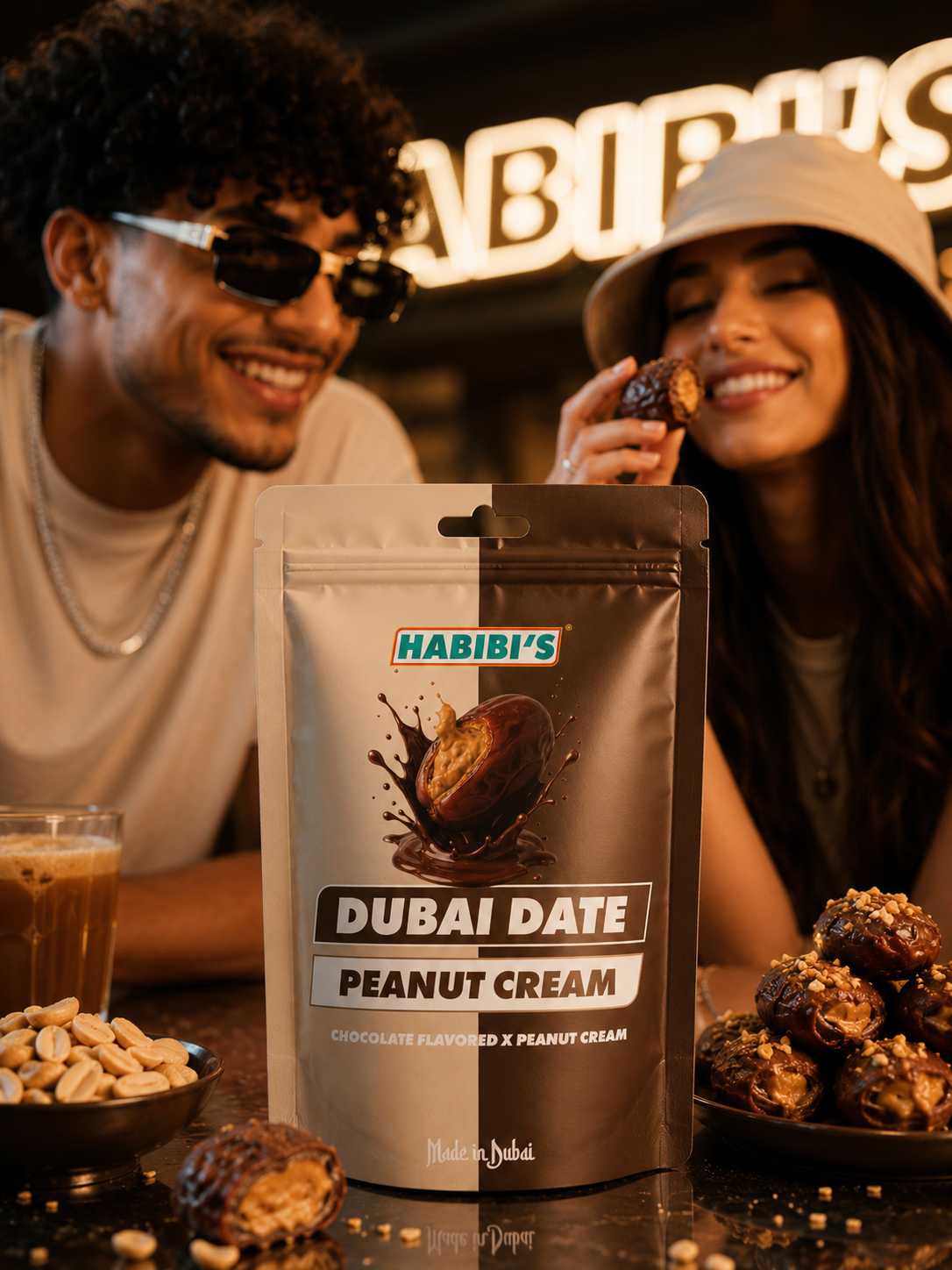 Habibi’s Dubai-dadelsnötskräm 100g