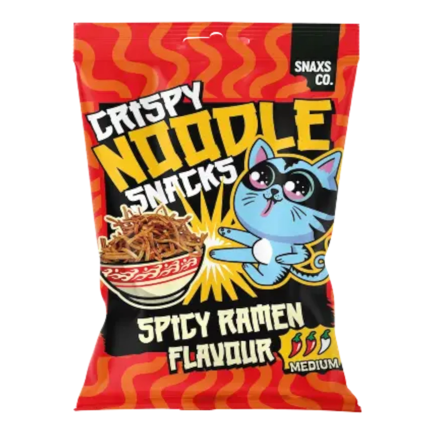 SnaxCo Crispy Noodle Snacks Spicy Ramen 60g