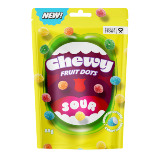 Sweet Story Chewy Fruit Dots Sour 85g