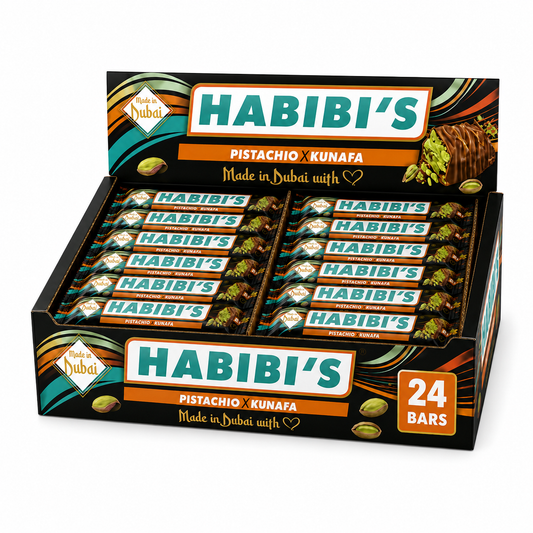 24x Habibi’s Dubai Bar Milk Chocolate 40g (Display)